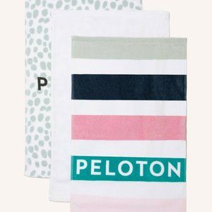 NEW Peloton Kassatex Collab, Bike Tread Workout Towel Trio, Set of 3, OS